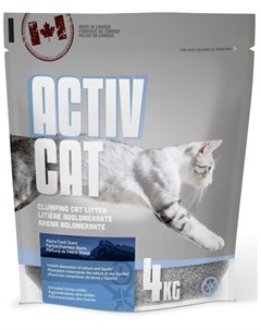 Наполнитель ActivCat комкующийся аромат альпийской свежести для кошек 4 кг Альпийская свежесть Canada litter