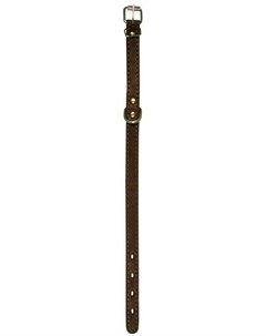 Ошейник двухслойный строченый коричневый для собак 40 мм х 65 см Коричневый Zooexpress