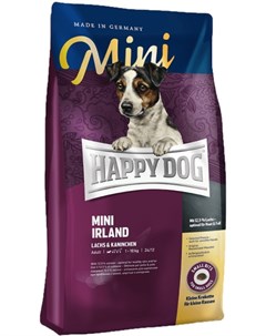 Сухой корм Mini Ireland гипоаллергенный для собак мелких пород 8 кг Happy dog
