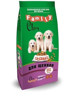 Сухой корм Family для щенков всех пород 10 кг Clan
