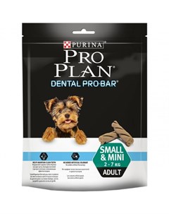 Лакомство Dental Pro Bar Small Mini для поддержания здоровья полости рта собак 150 г Pro plan