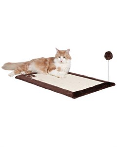Когтеточка коврик сизалевая для кошек 70 х 45 см Темно коричневый Trixie