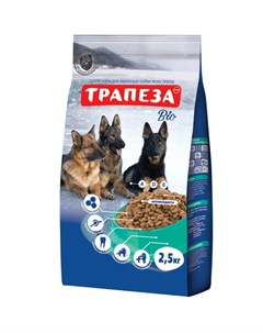 Сухой корм Био для взрослых собак 2 5 кг Трапеза