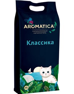 Наполнитель Классика впитывающий силикагелевый для кошек 35 л 15 05 кг Aromaticat