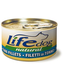 Консервы Lifedog tuna fillets кусочки тунца в соусе для собак 90 г Тунец Life natural
