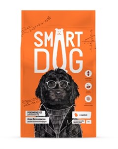 Сухой корм с индейкой для взрослых собак крупных пород 18 кг Smart dog