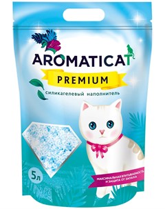 Наполнитель Premium силикагелевый для кошек 5 л 2 кг Aromaticat