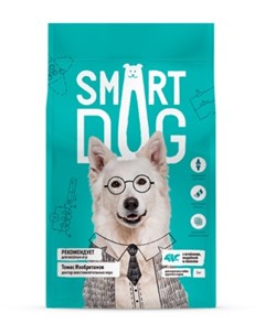 Сухой корм с ягненком лососем индейкой для взрослых собак крупных пород 18 кг Smart dog
