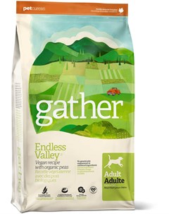 Сухой корм Endless Valley Vegan органический для собак 2 72 Овощи горох Gather