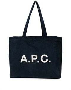 Сумка тоут с логотипом A.p.c.