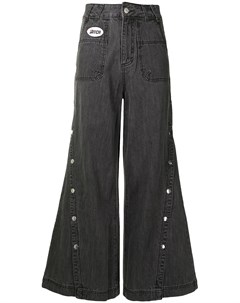 Расклешенные джинсы с пуговицами Ground-zero