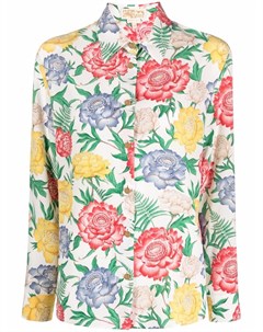 Рубашка с цветочным принтом Salvatore ferragamo