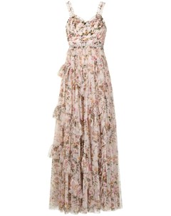 Платье макси с цветочным принтом Needle & thread