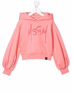 Худи с логотипом Msgm kids