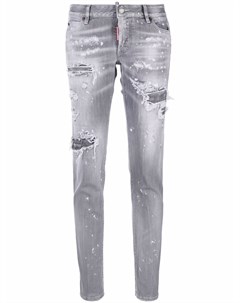 Узкие джинсы с заниженной талией Dsquared2