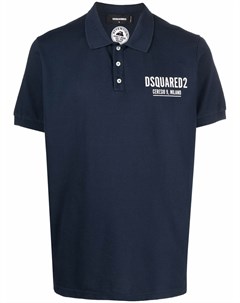 Рубашка поло с вышитым логотипом Dsquared2