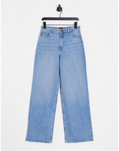 Голубые джинсы А силуэта с прямыми штанинами и завышенной талией Lee Stella Lee jeans