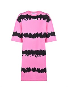 Розовое платье футболка Msgm