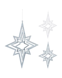 Подвеска декоративная звезда 34х48 см в ассортименте Koopman ny