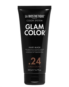 Маска тонирующая для волос теплых коричневых оттенков Glam Color Advanced Chocolate 200 мл Glam Colo La biosthetique