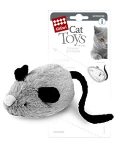 Игрушка Cat Toys Интерактивная мышка для кошек 19 см Gigwi