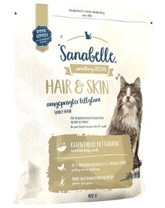 Сухой корм Hair Skin для выставочных кошек 400 г Sanabelle