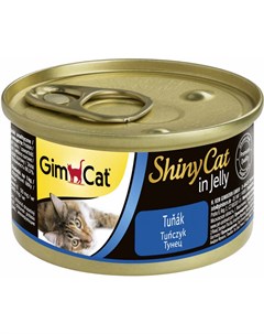 Консервы ShinyCat для взрослых кошек 70 г Тунец Gimcat