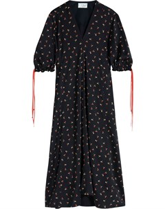 Платье макси с цветочным принтом Victoria victoria beckham