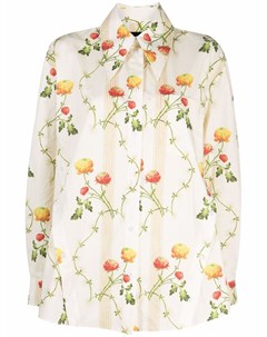 Рубашка с цветочным принтом Simone rocha