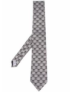 Шелковый галстук с монограммой Moschino