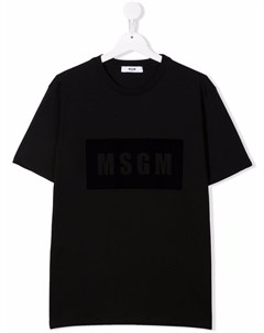 Футболка с логотипом Msgm kids