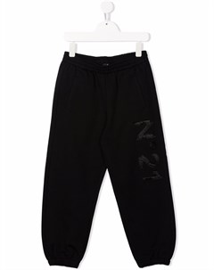 Спортивные брюки с аппликацией логотипом Nº21 kids