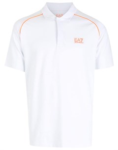Рубашка поло с нашивкой логотипом Ea7 emporio armani