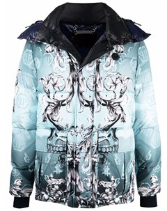 Пуховик с принтом New Baroque Philipp plein