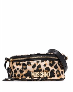 Поясная сумка с леопардовым принтом Moschino