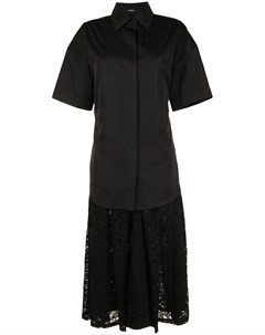 Многослойное кружевное платье со складками Goen.j