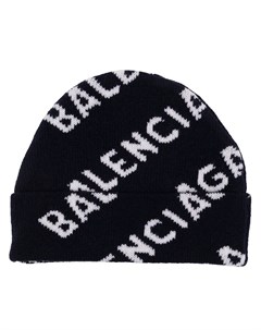 Шапка бини с вышитым логотипом Balenciaga
