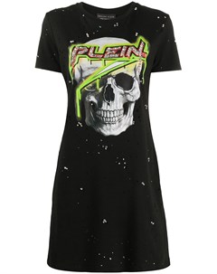 Платье футболка с кристаллами Philipp plein