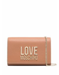 Клатч с логотипом Love moschino