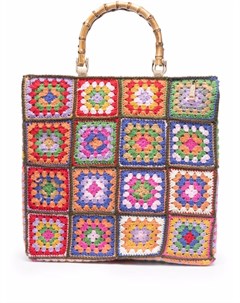 Большая сумка тоут Crochet La milanesa