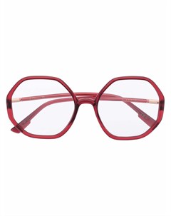 Очки в геометричной оправе Dior eyewear