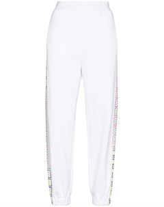 Спортивные брюки с кулиской и узором Greca Versace