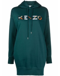 Платье худи с вышитым логотипом Kenzo