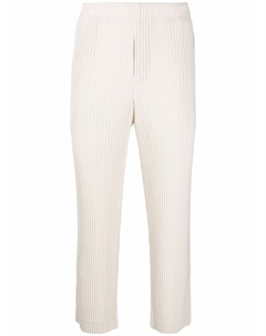 Плиссированные брюки с эластичным поясом Homme plissé issey miyake