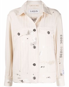 Джинсовая куртка с принтом из коллаборации с Lanvin Gallery dept.