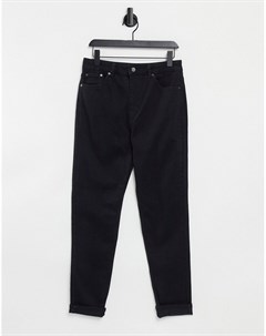 Черные джинсы премиум в винтажном стиле Topshop
