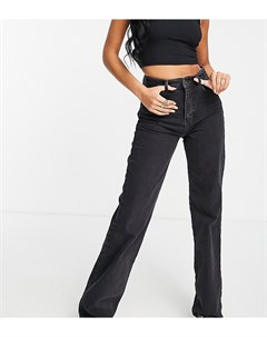 Черные винтажные джинсы в стиле 90 х Tall Stradivarius