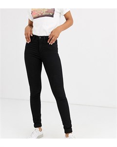 Черные джинсы скинни с классической талией Only tall