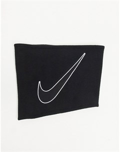 Черный флисовый шарф труба 2 0 Nike