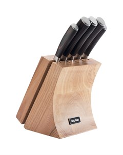 Набор из 5 кухонных ножей и блока для ножей с ножеточкой Dana Nadoba